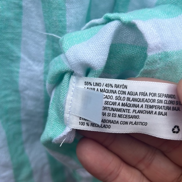 Stoney Clover x Target | Linen Blend Striped Shorts & Tank Set size Large - Picture 3 of 7